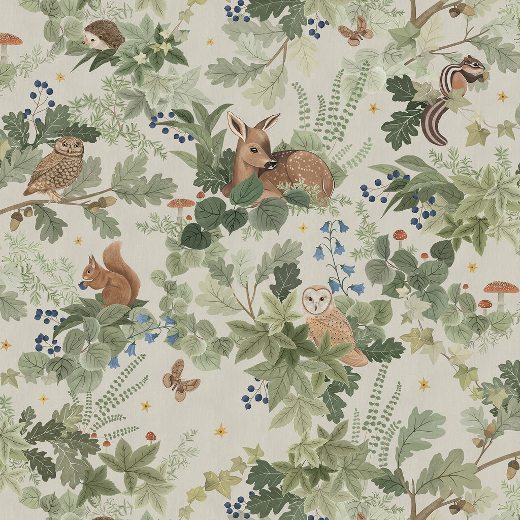 Starry Woodlands Wallpaper
